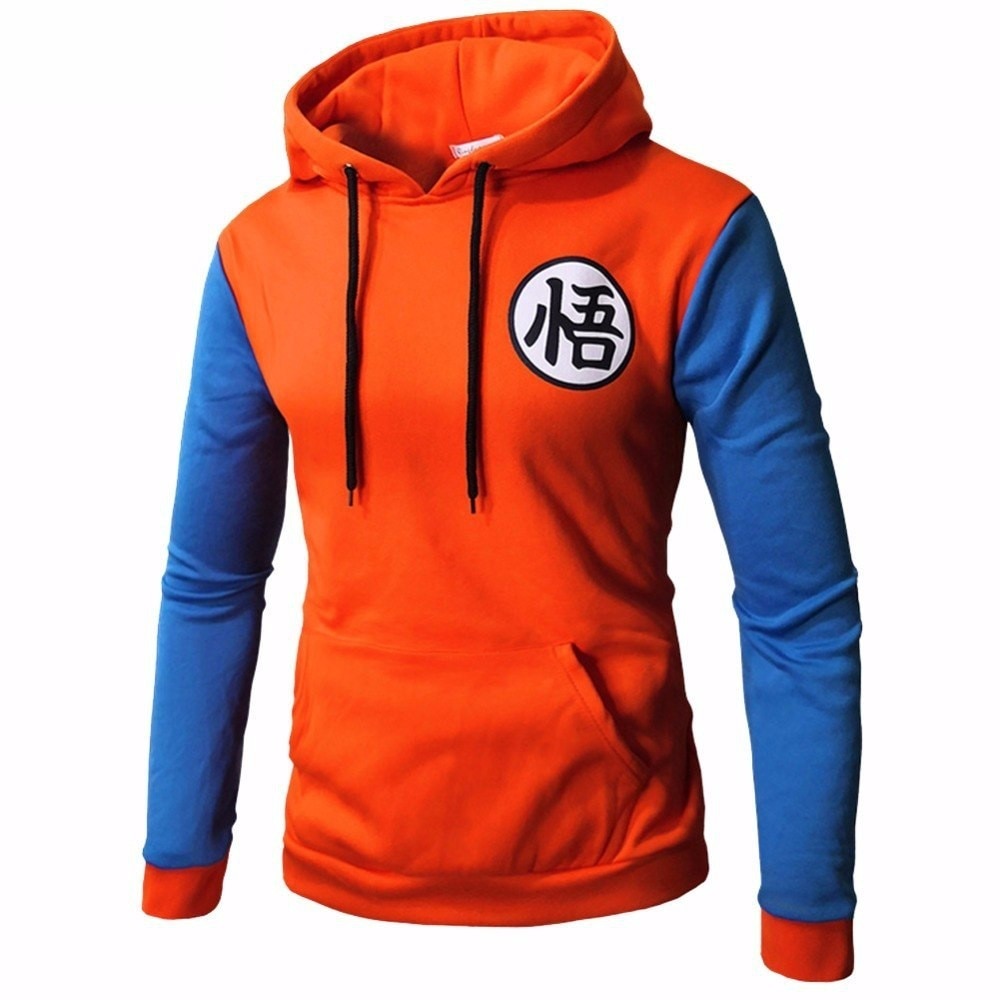 Anime Dragon Ball Hoodie Cosplay 3d Super Saiyan Dragonball Z Dbz Son Goku Pocket Hooded Sweatshirts Hoodies