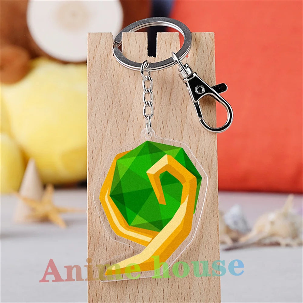 Anime Game Zeldas Hylian Shield Cosplay Acrylic Key Chain Keychain Pendant Prop Accessories Gift