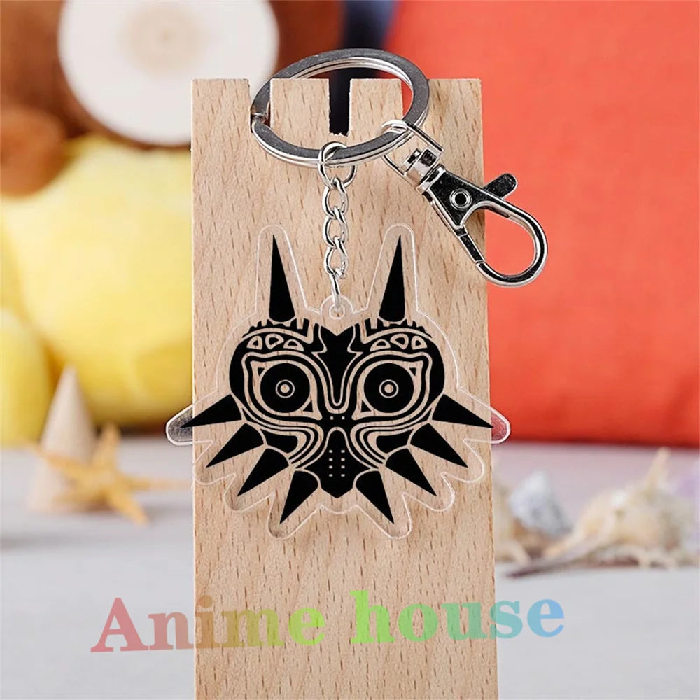 Anime Game Zeldas Hylian Shield Cosplay Acrylic Key Chain Keychain Pendant Prop Accessories Gift