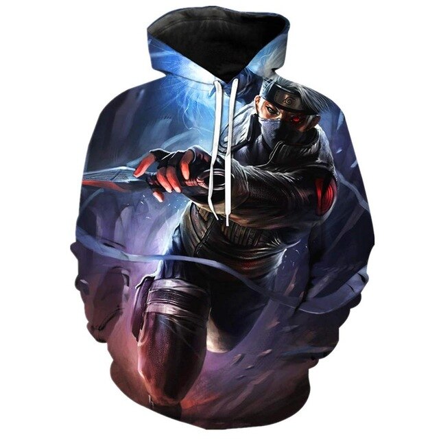 Anime Naruto 3D Hoodies Streetwear Sweatshirt Casual Hoody Men Women 3D Pullover Harajuku Tracksuit Male Hip Hop Hooded DropShip