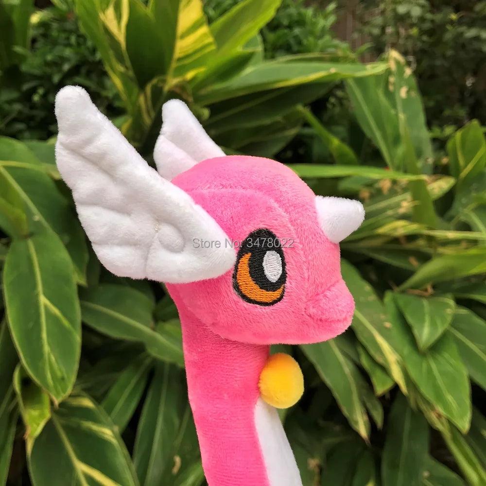 Anime Pokemon Go Shiny Dragonair 26" Pink Dragon Plush Cartoon Soft Stuffed Toy Doll Gift