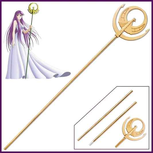 Anime Saint Seiya Omega Athena Staff Cosplay Props Weapon Halloween Carnival Fancy Party Cosplay Props Toys Birthday Gifts 180cm