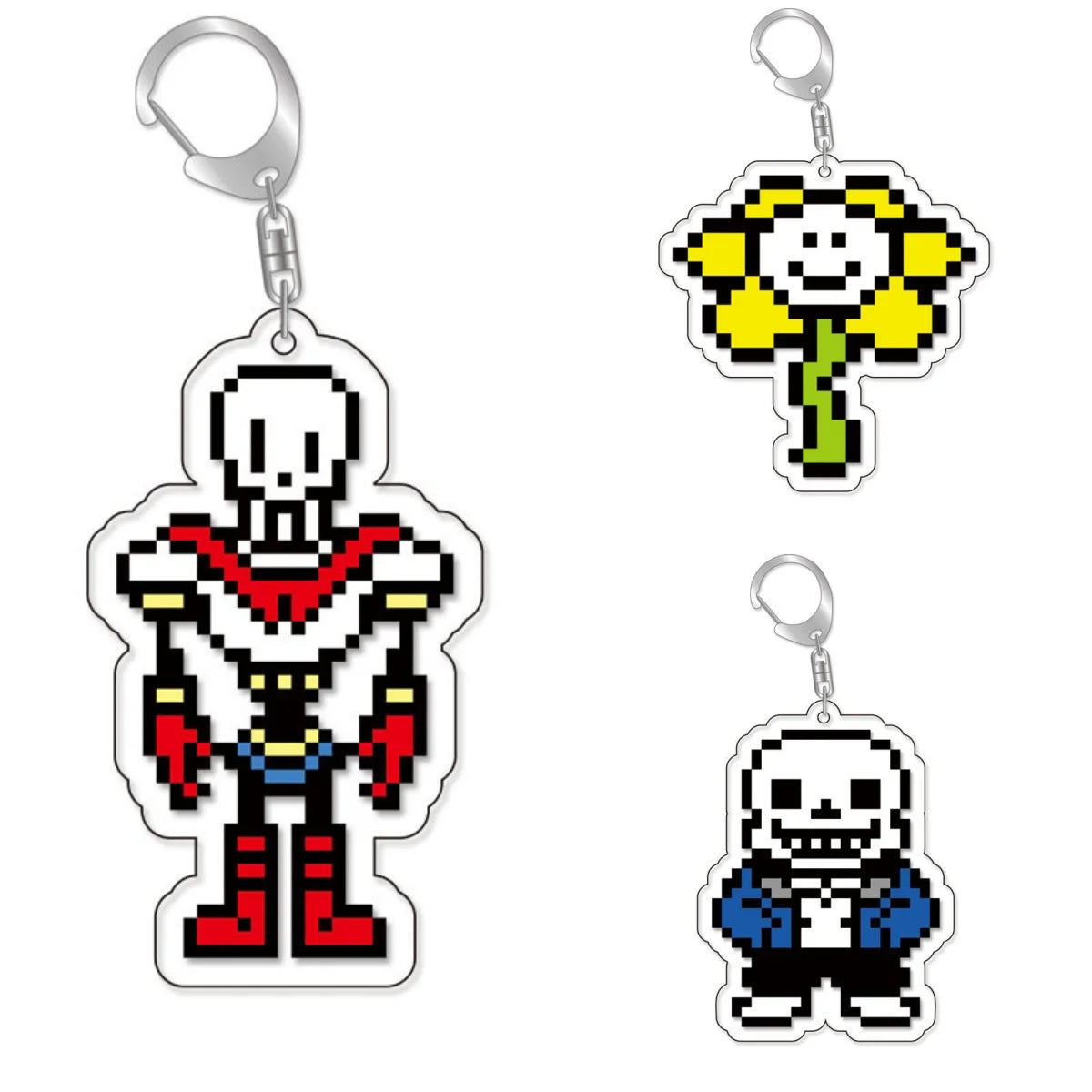 Anime Undertale Acrylic KeyChain Key Ring Men Women Car Cosplay Mobile Phone Bag Pendant Pendant Party Kids Gift Jewelry Toys