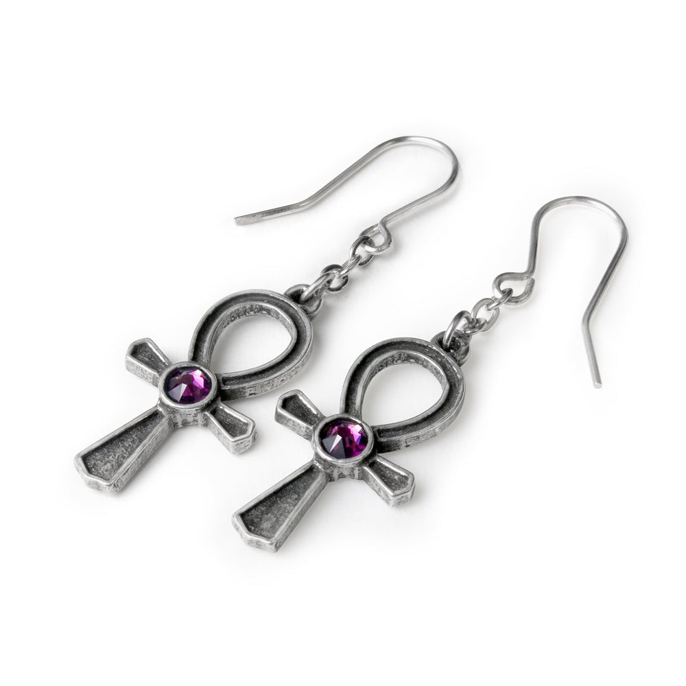 Ankh Of Osiris Dropper Earrings