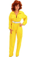 April O' Neil Yellow Ladies Costume Jumpsuit - S/M