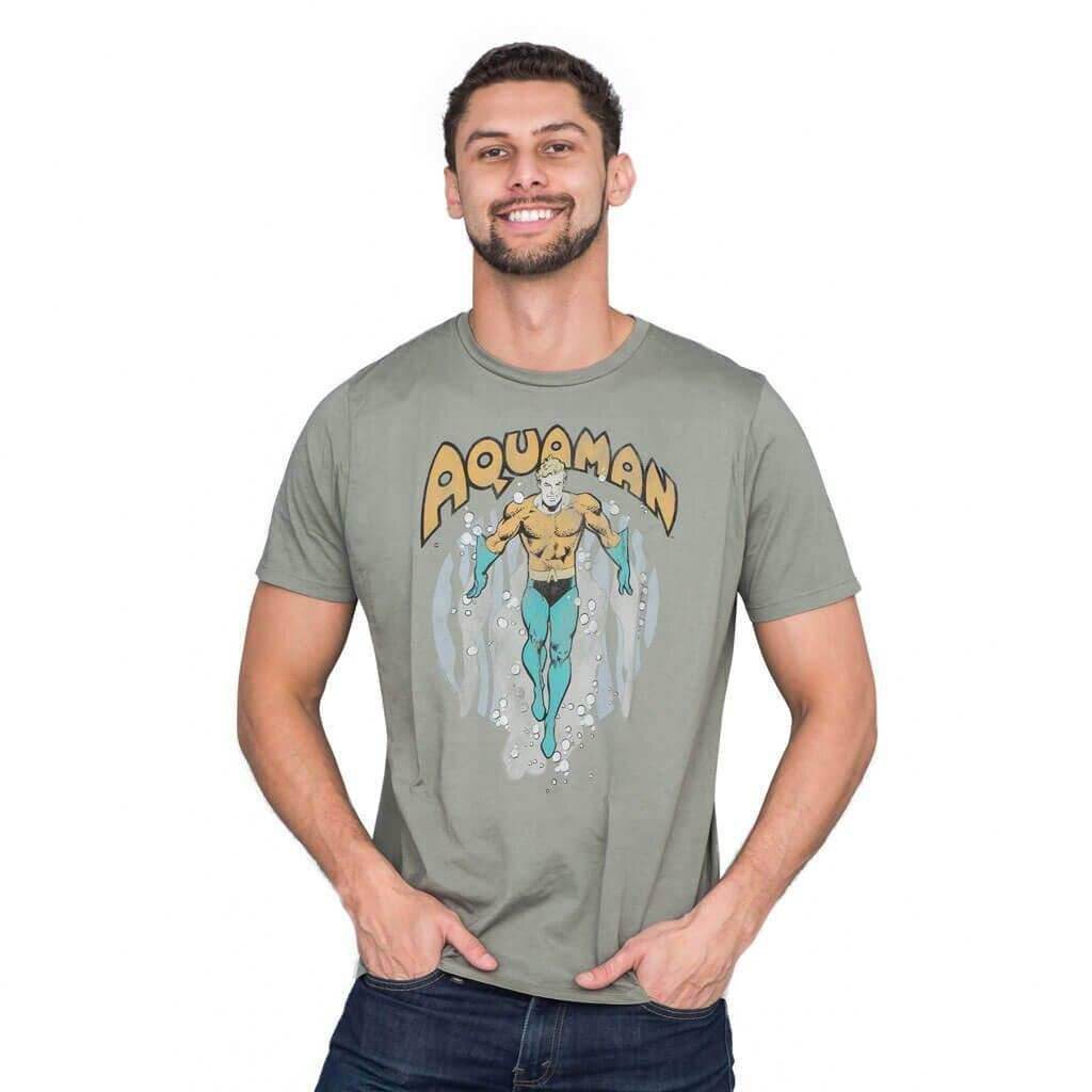 Aquaman Rising Clay Adult T-shirt - S