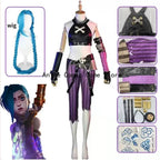 LOL Arcane Cosplay Costume - Loli Jinx Crit - jinx costume / XS / LOL