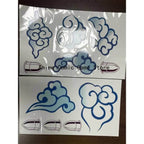 LOL Arcane Cosplay Costume - Loli Jinx Crit - Tattoo sticker / XS / LOL