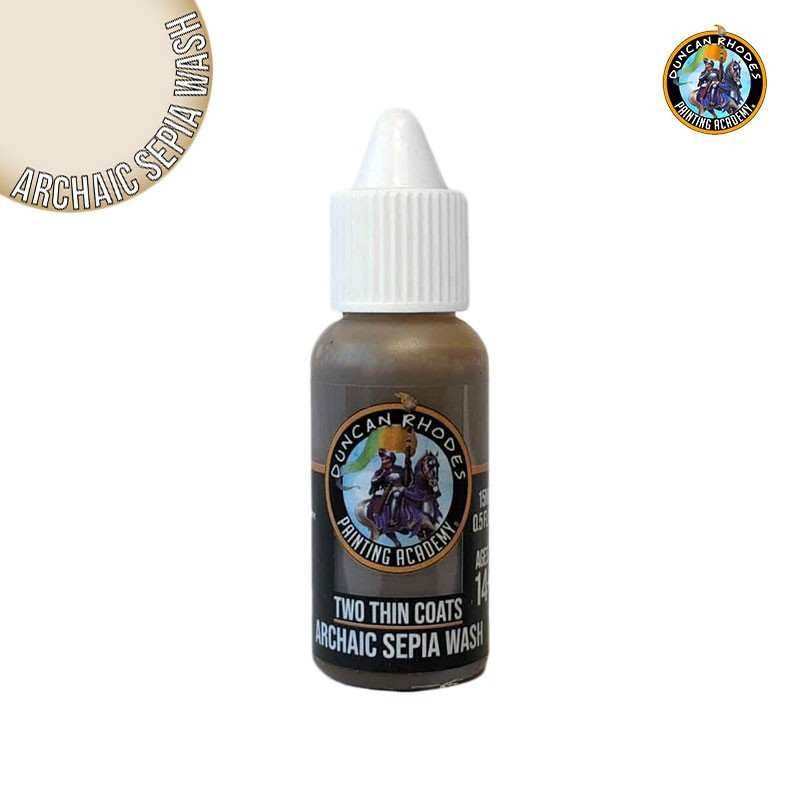 Two Thin Coats Wash: Archaic Sepia - 