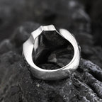 Archangel Guardian Stainless Steel Ring - Stainless Steel / 7