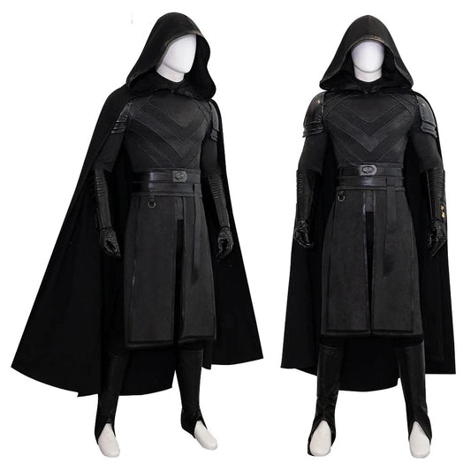 Archmage Costume Cosplay  Cape Pants Full Set Deluxe Battle Duel Suit Halloween Outfits Villains Role-playing