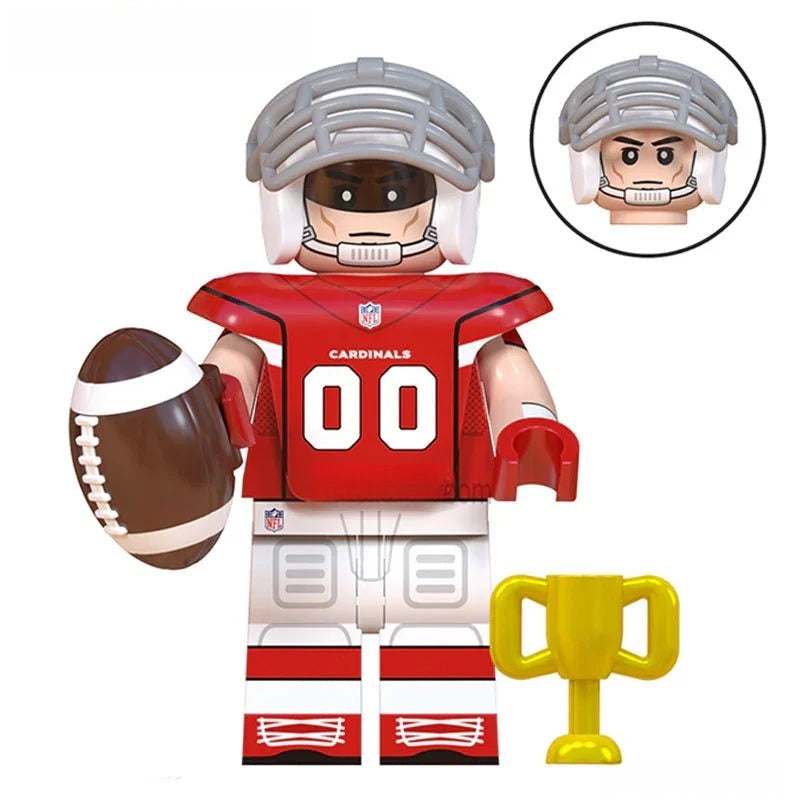 Arizona Cardinals NFL Football Teams Lego Minifigures Custom Toys
