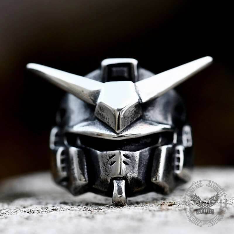 Armor Helmet Stainless Steel Ring - Stainless Steel / 7