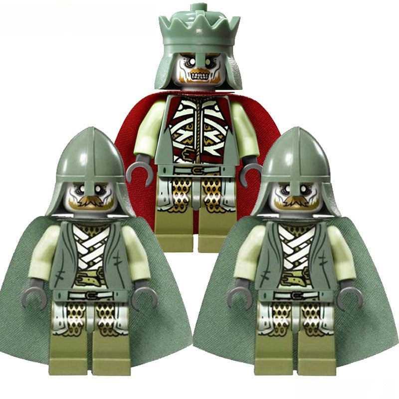 Army of the Dead set of 3 Lord of The Rings Lego Minifigures Custom Toys