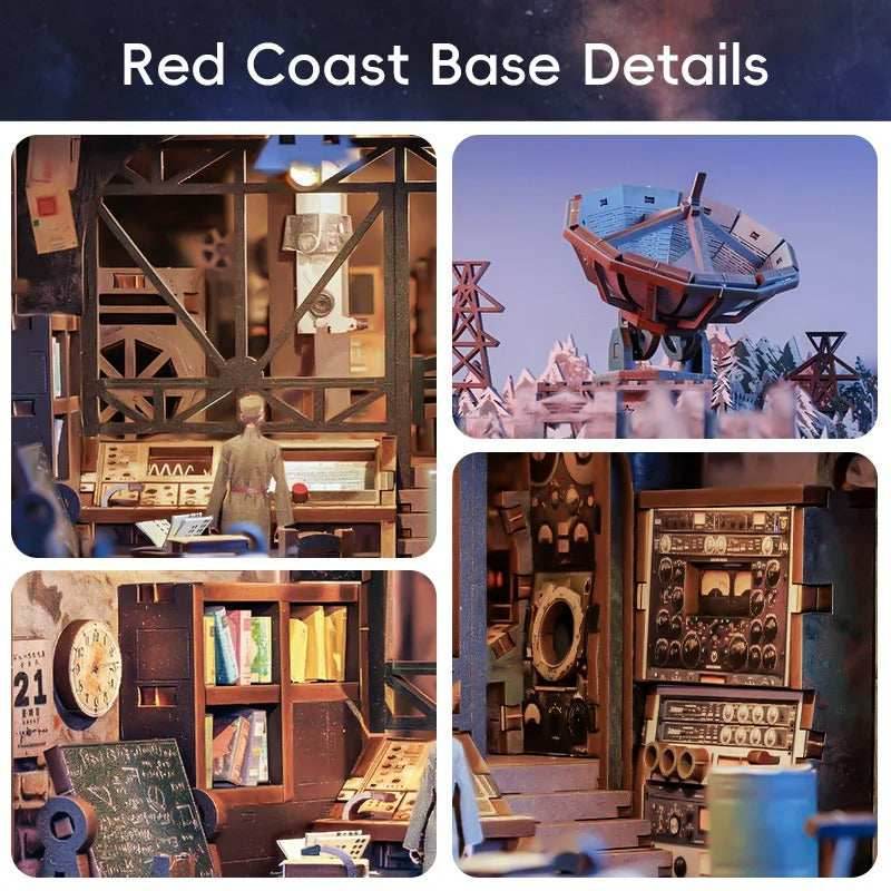 Book Nook Wizardi Miniature - Catching the Droplet Roombox Kit - 