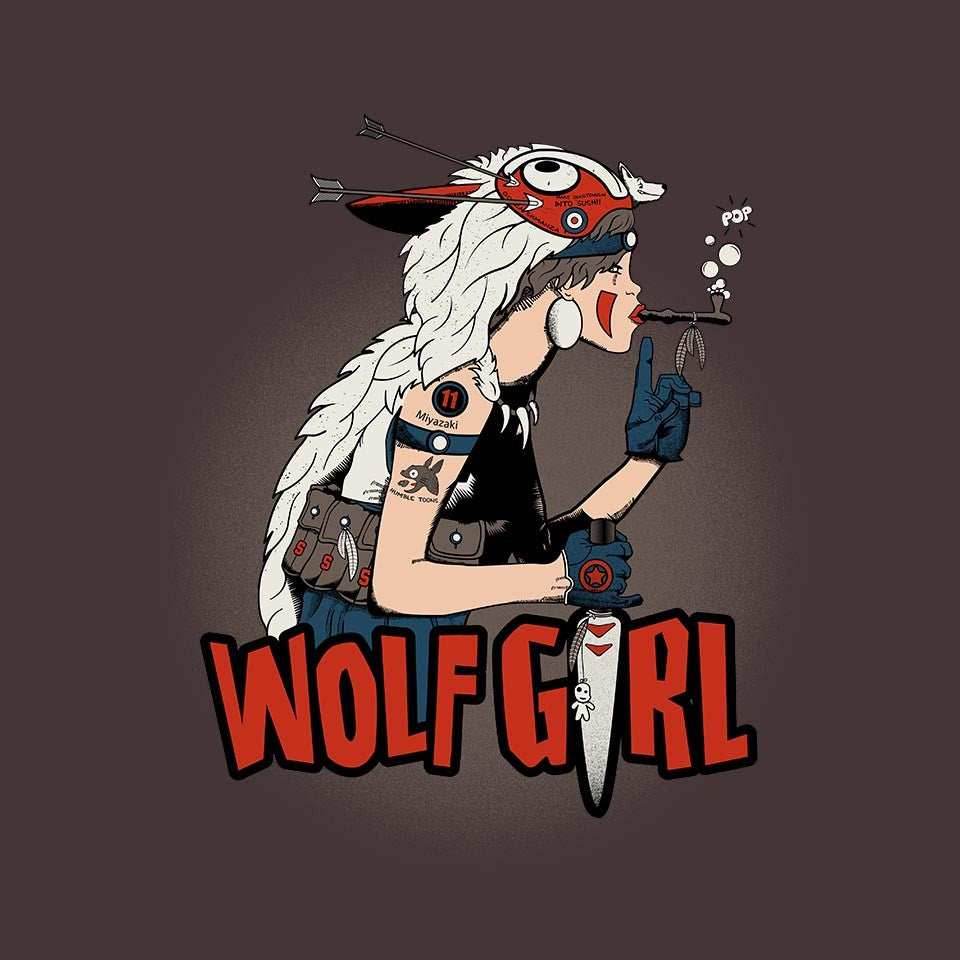 Wolf Girl - Unisex / Black / S