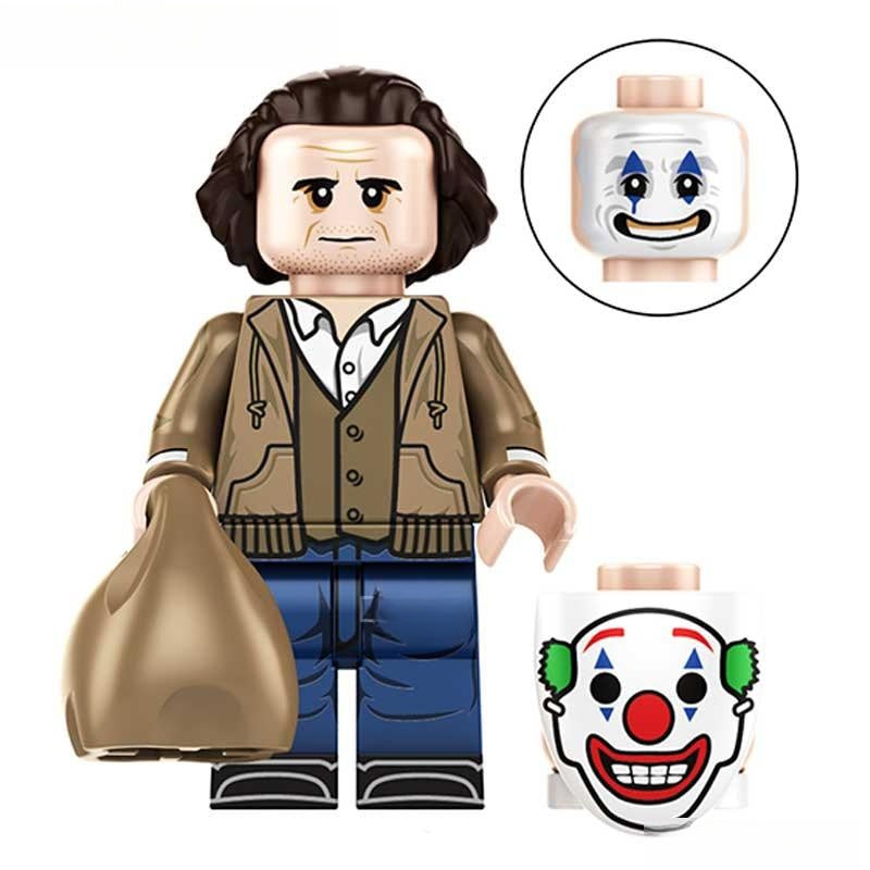 Arthur Fleck The Joker Joaquin Phoenix Lego Minifigures Custom Toys