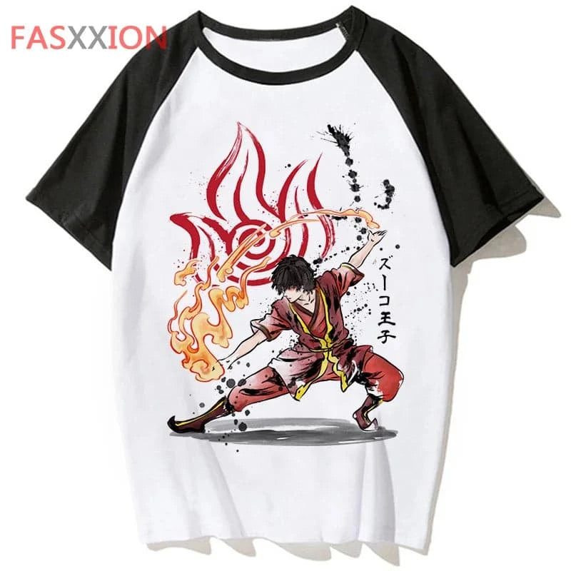 Asain sized avatar aang t shirt  tshirt clothing top t-shirt streetwear men