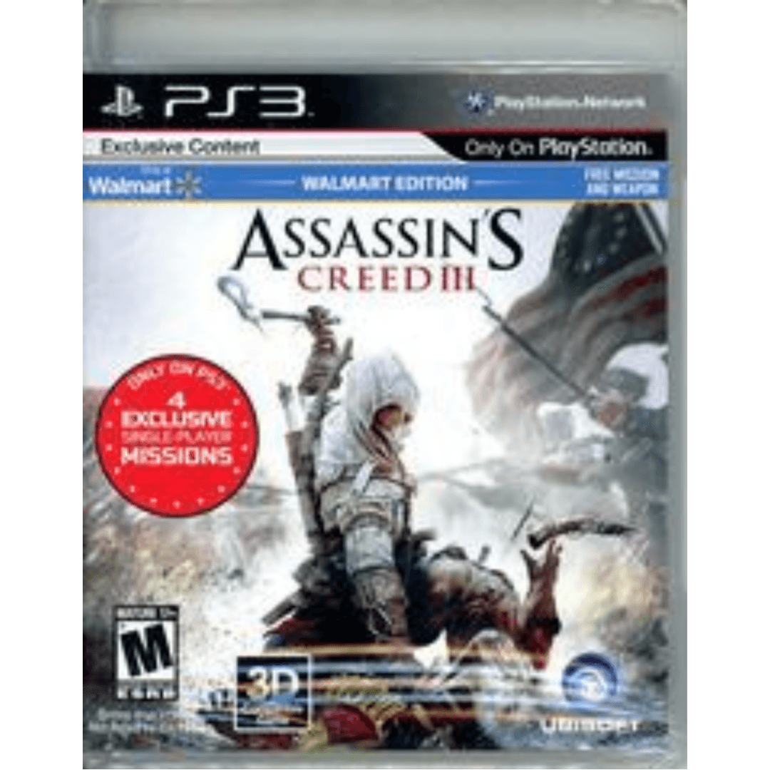 Assassin's Creed III - PlayStation 3 - Walmart Edition
