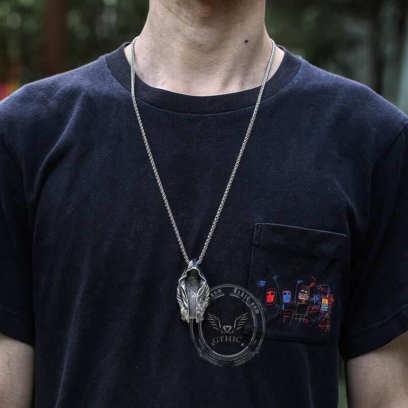 Assassin Windbreaker Stainless Steel Pendant - Stainless Steel / Pendant Only