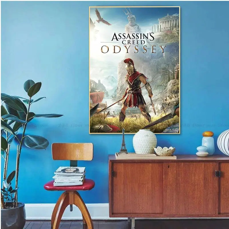 Assassins Creed Whitepaper Poster HD Quality Poster Wall Art Painting Study Home Decor