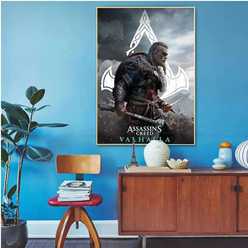 Assassins Creed Whitepaper Poster HD Quality Poster Wall Art Painting Study Home Decor