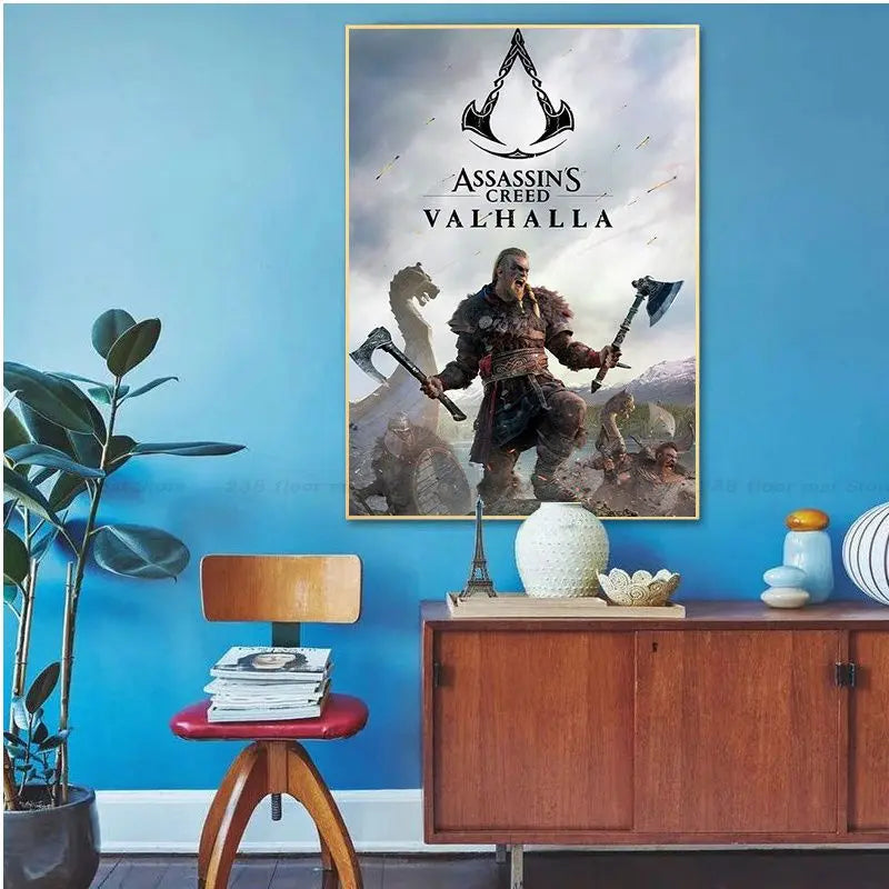 Assassins Creed Whitepaper Poster HD Quality Poster Wall Art Painting Study Home Decor