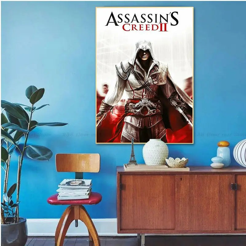 Assassins Creed Whitepaper Poster HD Quality Poster Wall Art Painting Study Home Decor