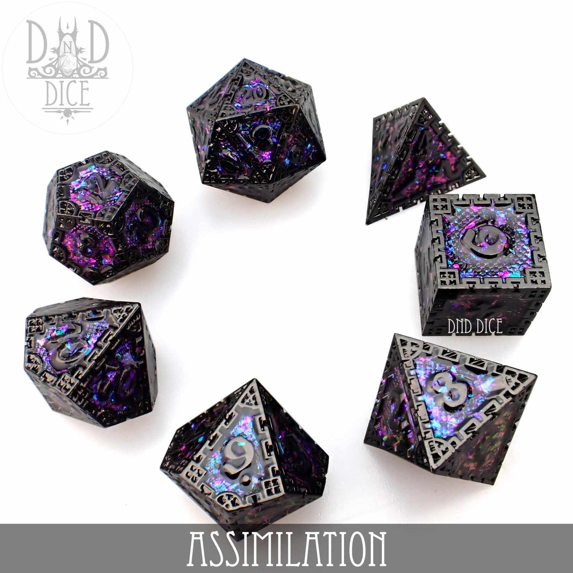 Assimilation Metal Dice Set