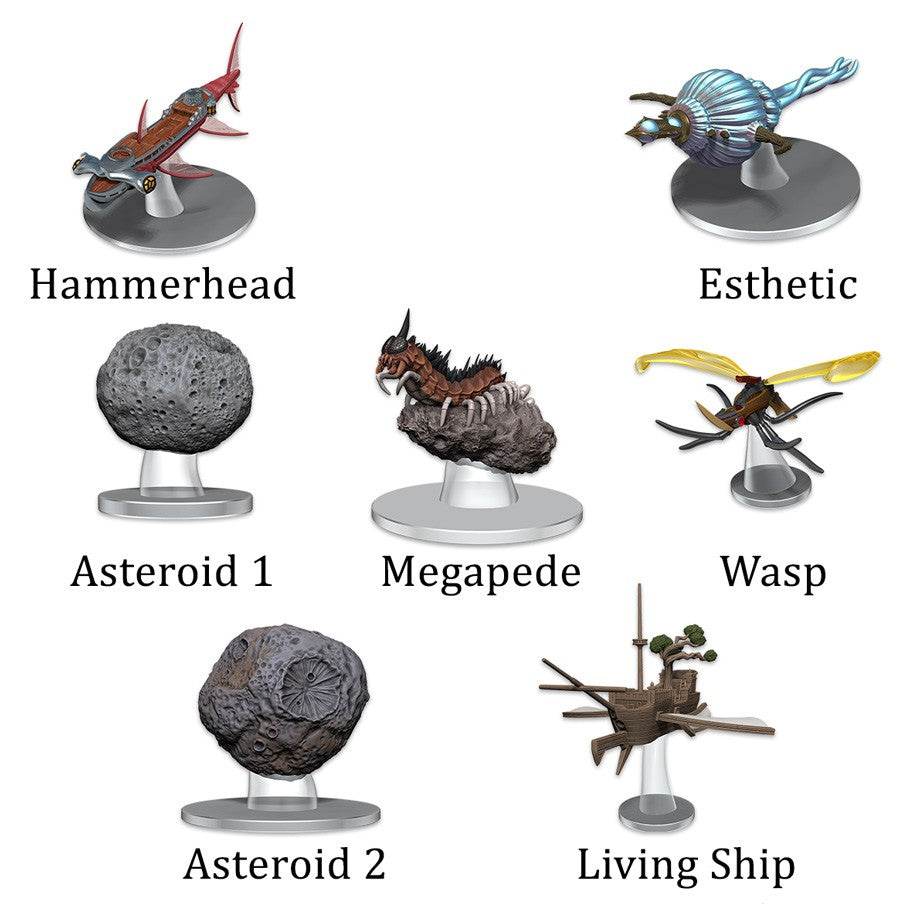 Asteroid Encounters - Spelljammer Ship Scale - 