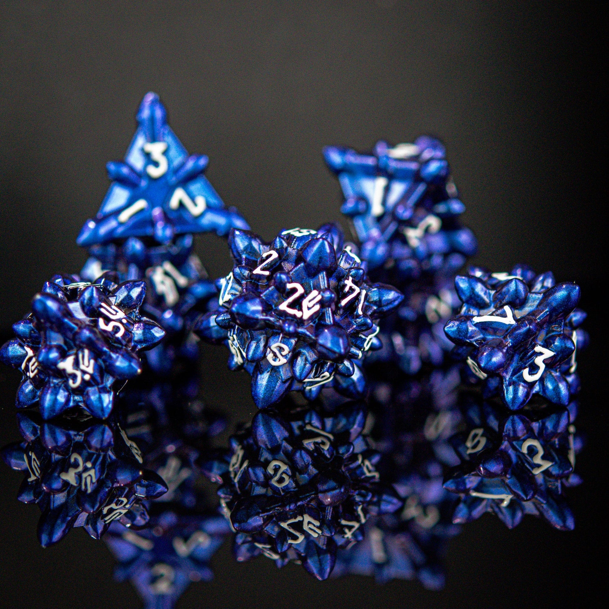 Asteroid Fields Metal Dice Set - Icarus