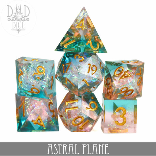 Astral Plane Handmade Dice Set