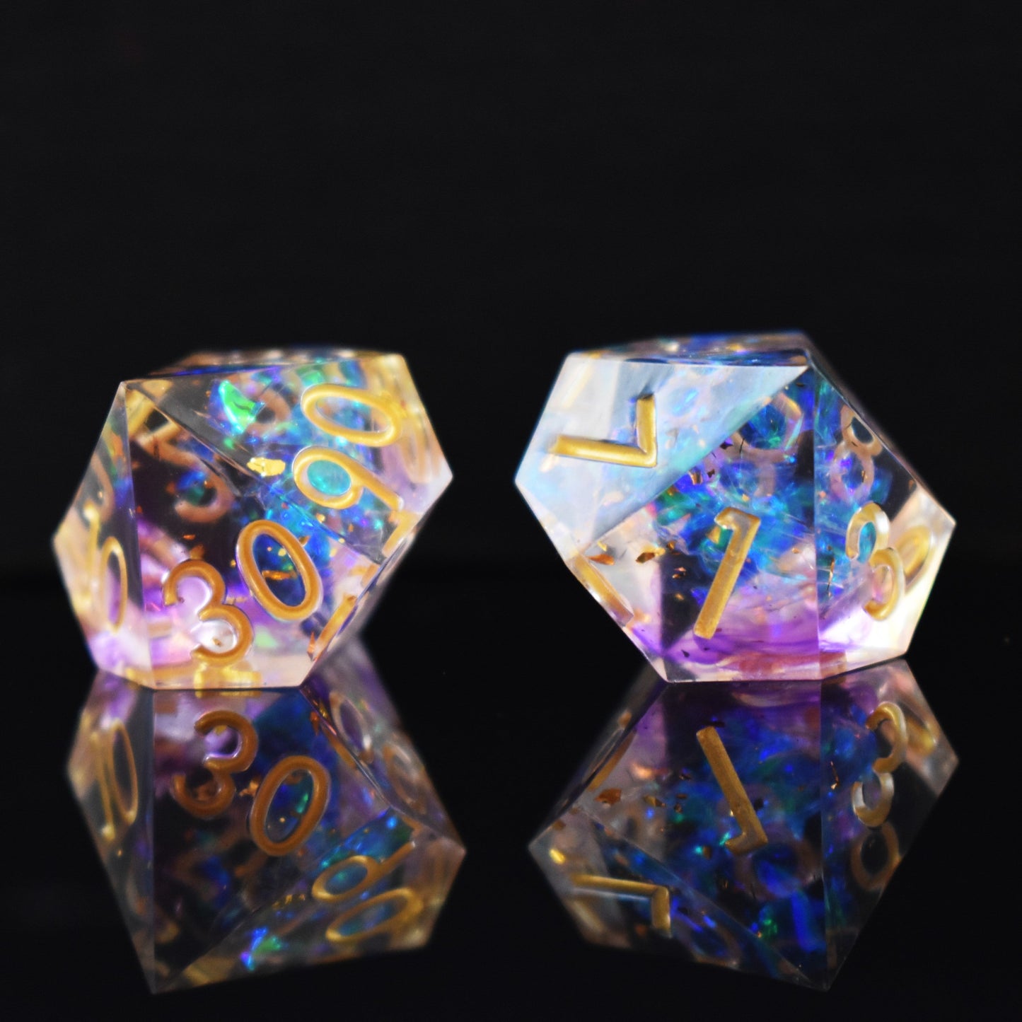 Astral Projection Sharp-Edged Resin Dice Set