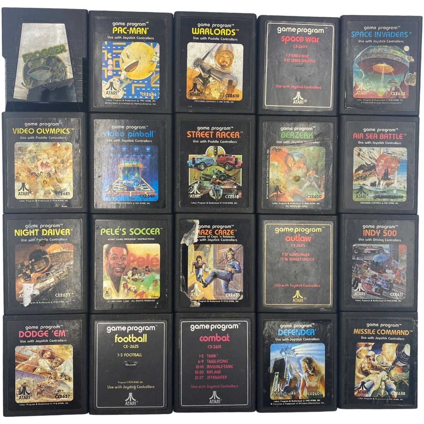 Atari 2600 System [Light Sixer] (20 Game Bundle)