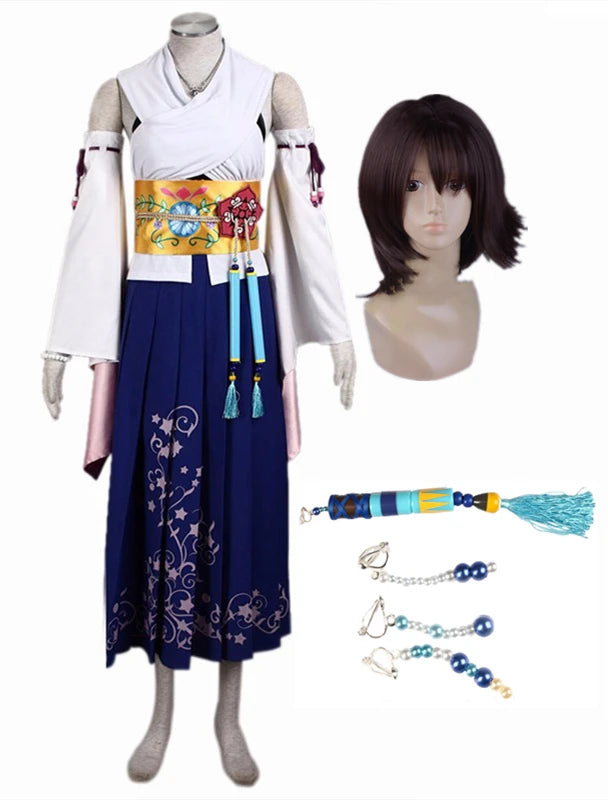 Athemis Final Fantasy Ten Yuna Cosplay Summoned Costume Outfit High Quality Same As Original Character Any Size