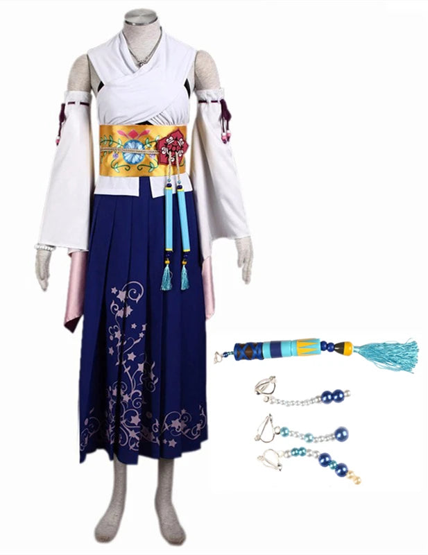 Athemis Final Fantasy Ten Yuna Cosplay Summoned Costume Outfit High Quality Same As Original Character Any Size