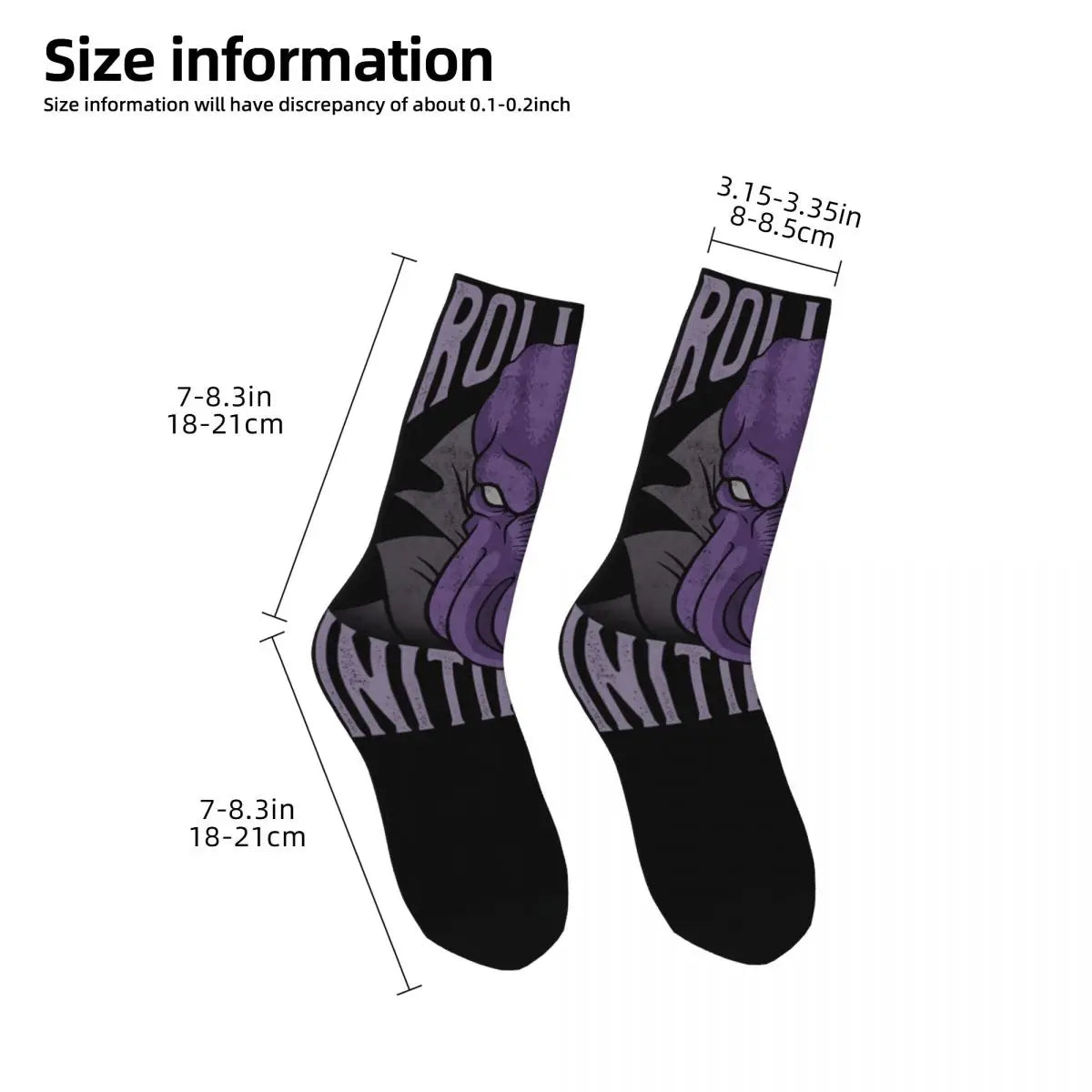 Autumn Winter Funny Unisex Roll For Initiative Socks DnD Game Sweat Absorbing Basketball Socks