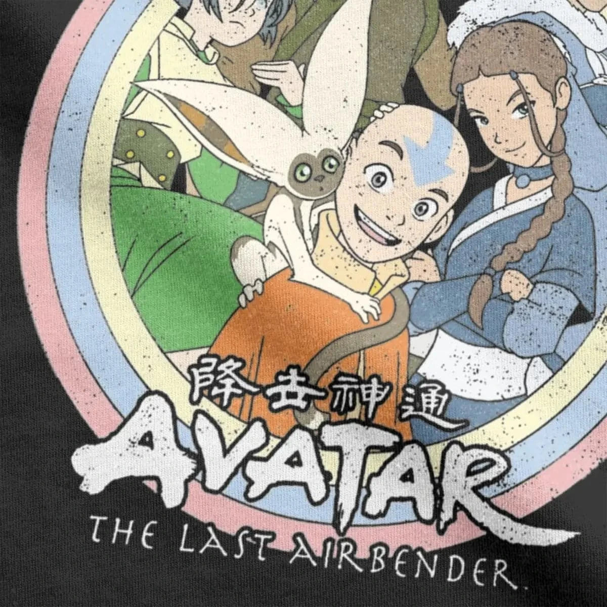 Avatar-The Last Airbender T-Shirt for Men Amazing 100% Cotton Tee Shirt Crewneck Short Sleeve T Shirts Original Clothes