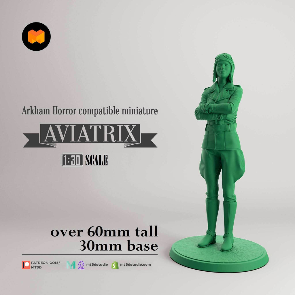 Arkham Compatible Investigator: The Aviatrix (Winifred Habbamock) - 
