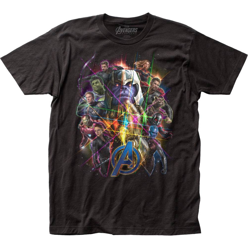 Avengers End Game Movie Poster Marvel Adult T-Shirt - S