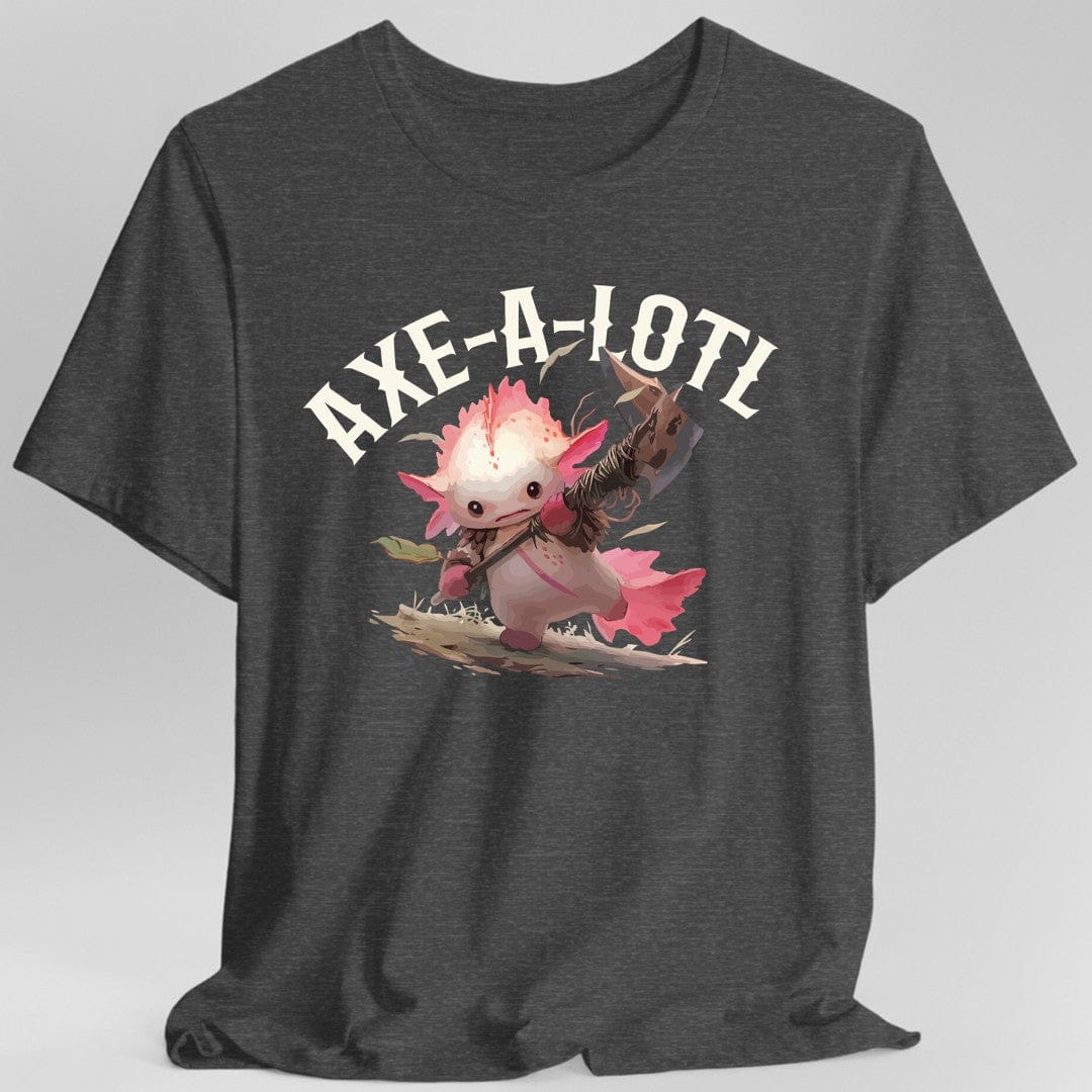 Axe-A-Lotl Funny Axolotl DnD T-Shirt