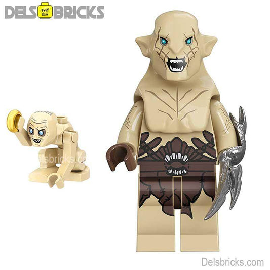 Azog Lord of The Rings Lego Minifigures Custom Toys - 