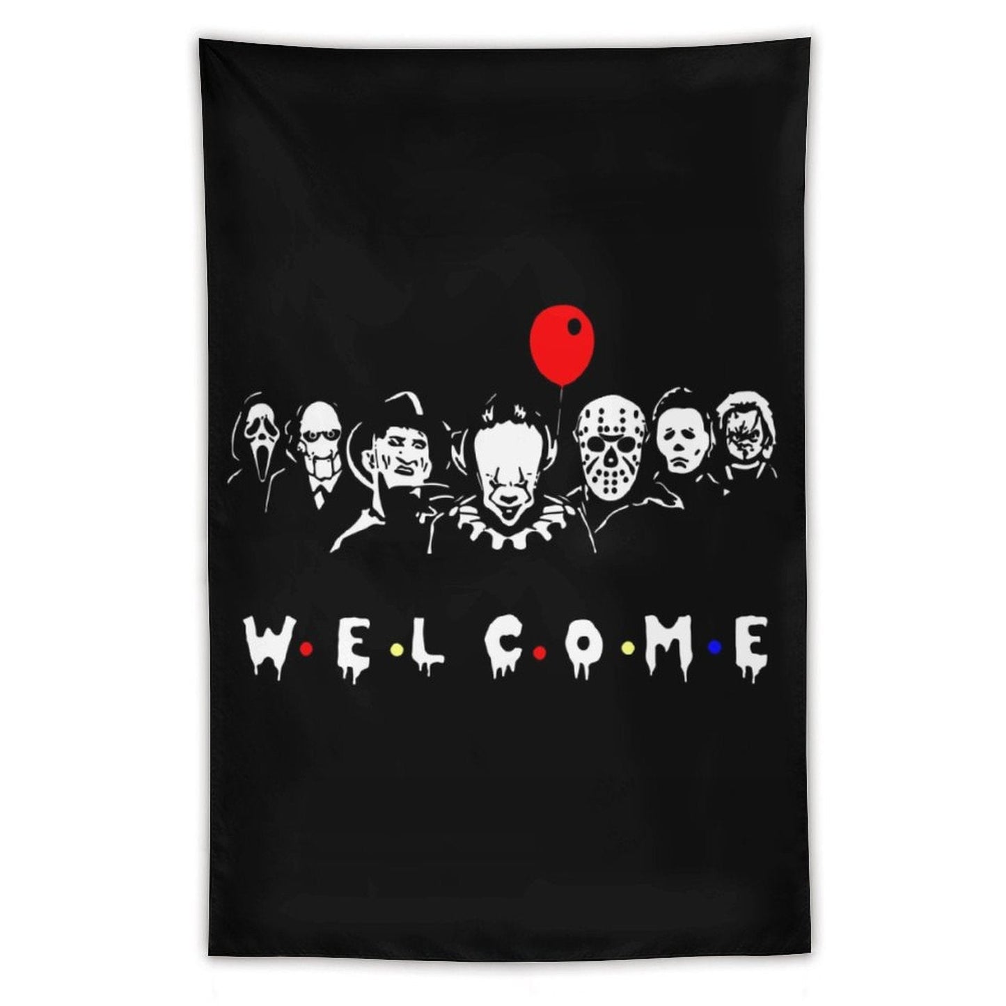 Welcome Halloween Tapestry