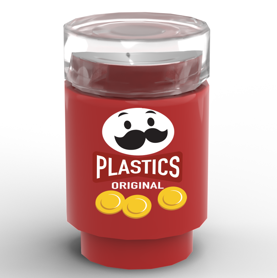 B3 Customs Printed Can of Plastics Chips