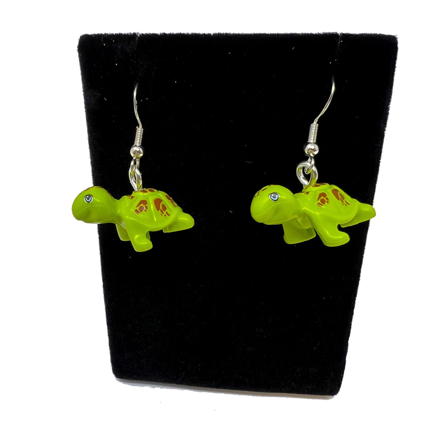 B3 Customs® Turtle Earrings made from LEGO Bricks