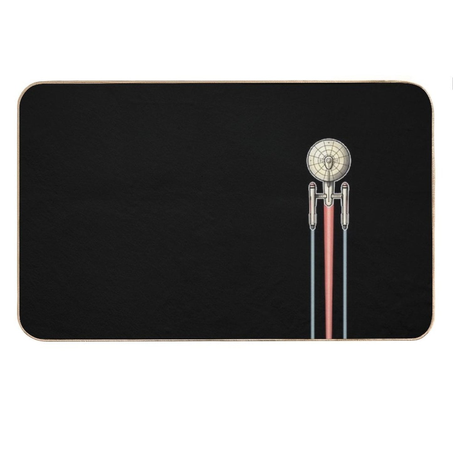 USS Enterprise Star Trek 2 Bath Mat