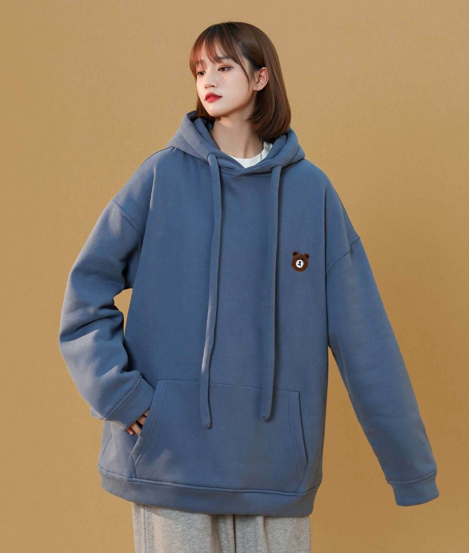 Women's Classic Teddy Hoodie - Apricot / S