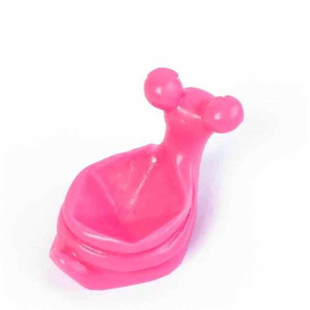 Pink Snail d20 Stand: Small Plastic Novelty Item for Dice Lovers Desks - 