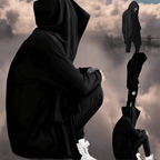 Gothic Hooded Cardigan Long Sleeves Cloak Men's - XS / Black