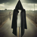 Gothic Hooded Cardigan Long Sleeves Cloak Men's